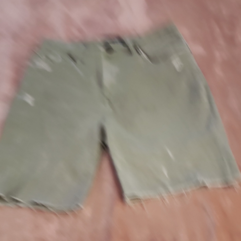 Kut from the Kloth Olive Denim Shorts